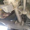 Removing the Rear Axle Exhaust Pipe